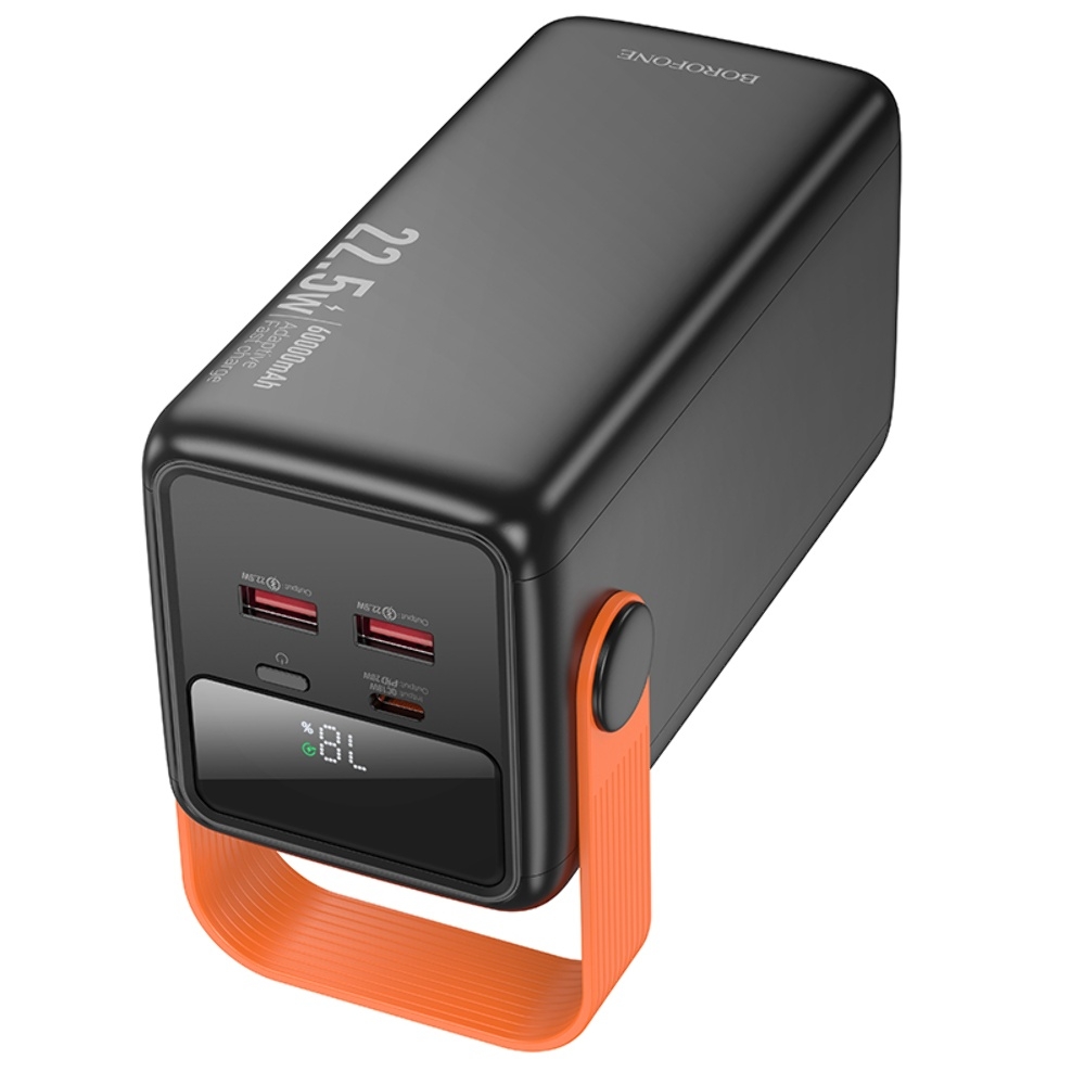Power bank Borofone BJ66B 60000mAh 22.5W PD 20W black