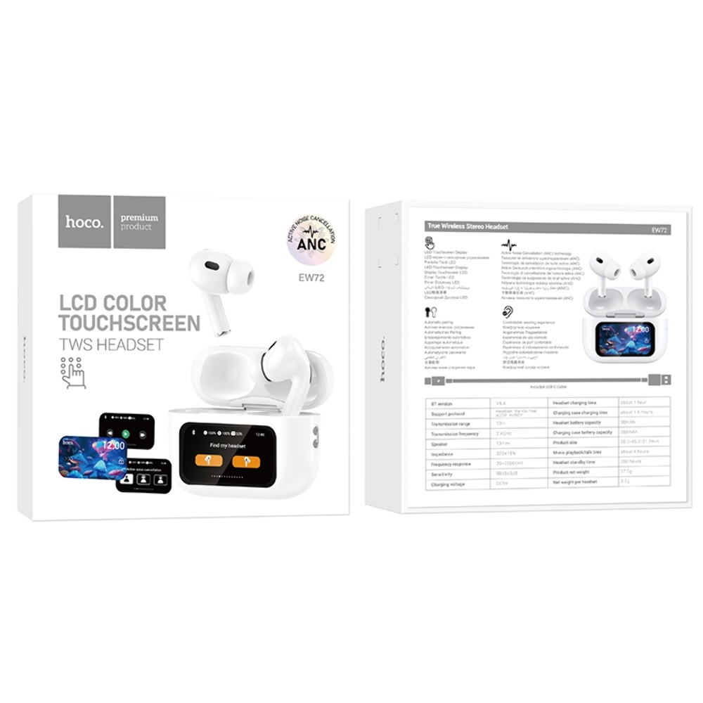 ������������ TWS �������� Hoco EW72 ��������� white