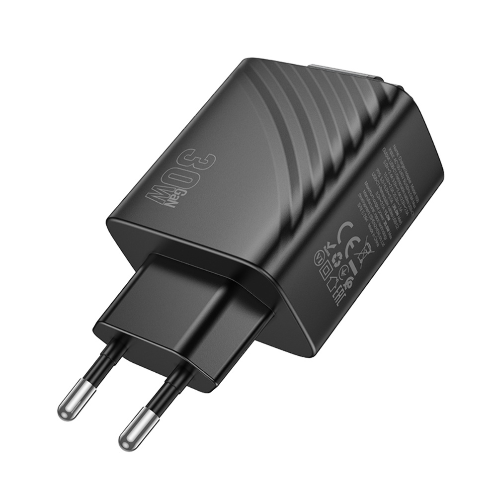 ������� �������� ���������� Hoco N58 Type-C PD 30W + ������ Type-C black