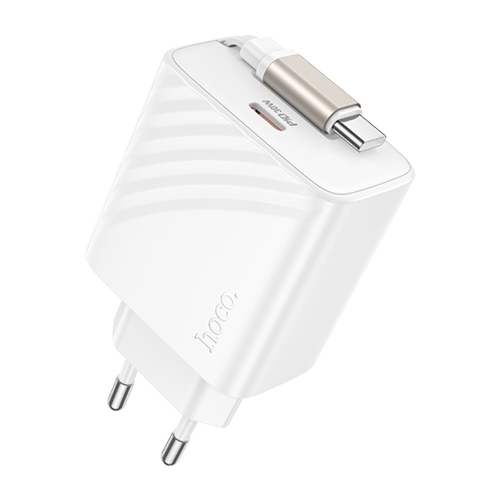 ������� �������� ���������� Hoco N58 Type-C PD 30W + ������ Type-C white