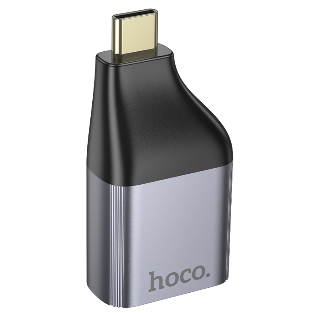 ������� ���������� Hoco UA34 Type-C to VGA metal grey