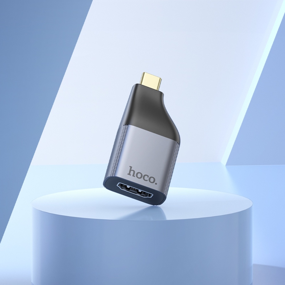 ������� ���������� Hoco UA33 Type-C to HDTV metal grey