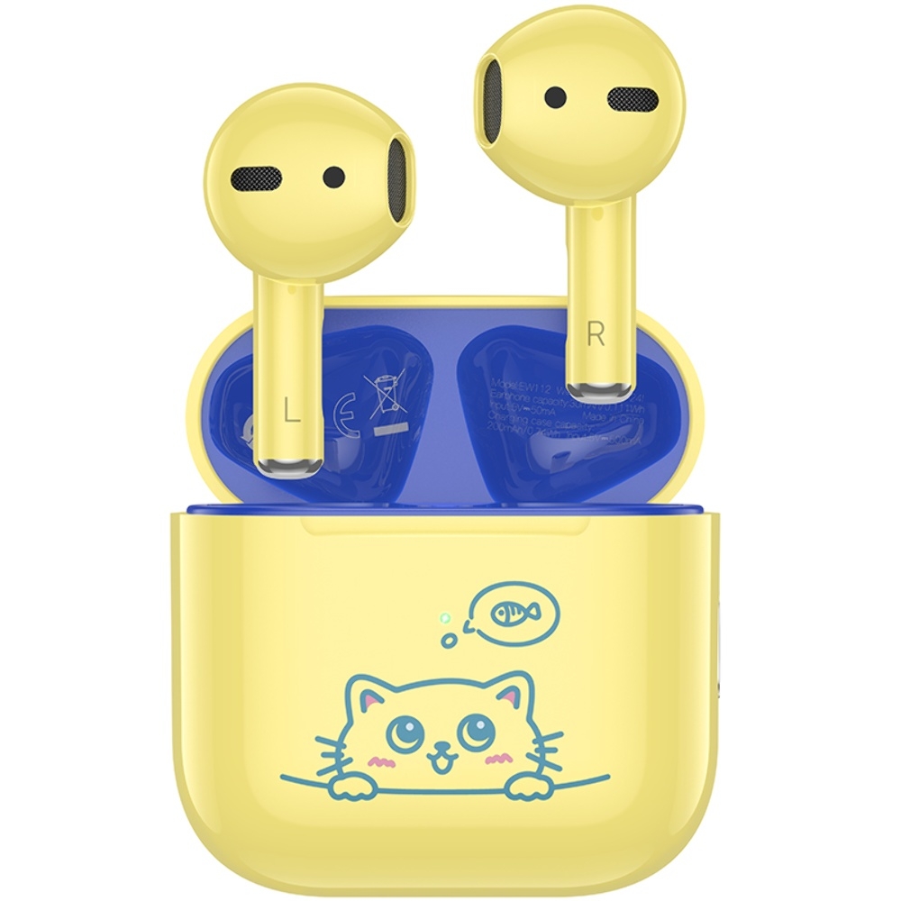 ������������ TWS �������� Hoco EW112 �������� ������� yellow