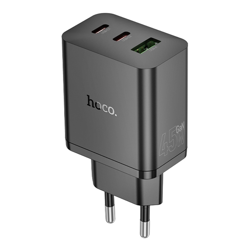 ������� �������� ���������� Hoco N50 USB/ 2 Type-C PD 45W black