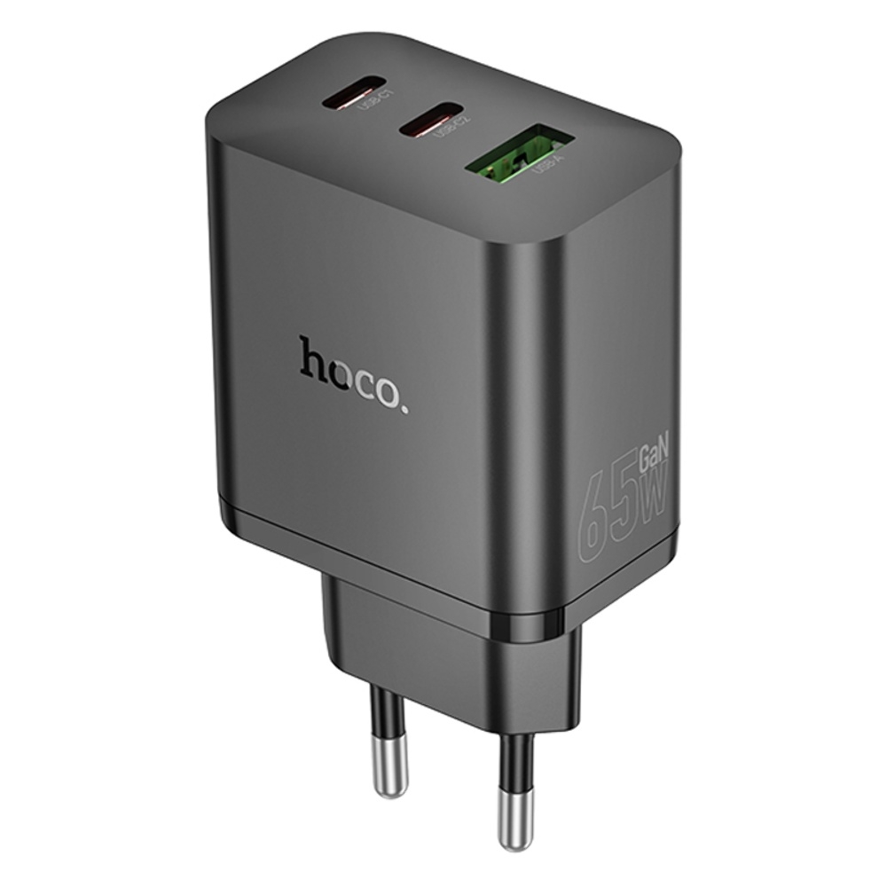 ������� �������� ���������� Hoco N51 USB/ 2 Type-C PD 65W black