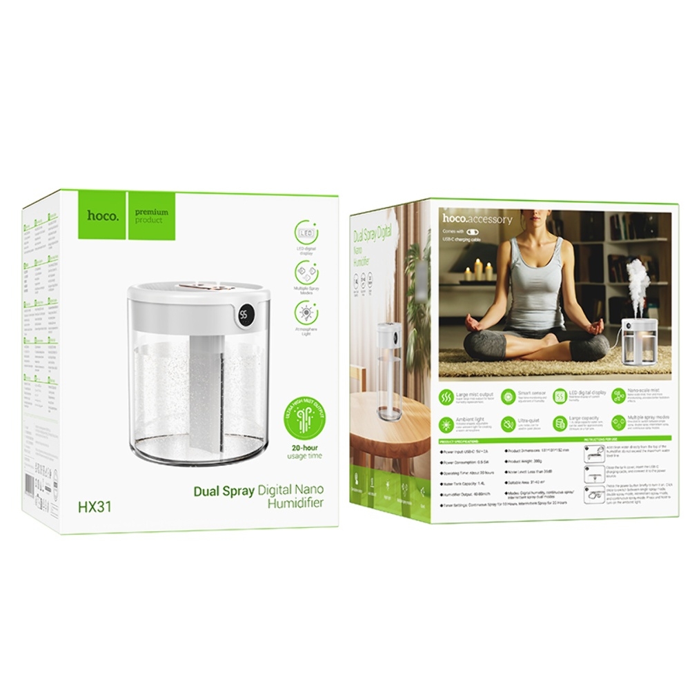 ����������� ������� Hoco HX31 � ������� ����������� � �������� �������� white