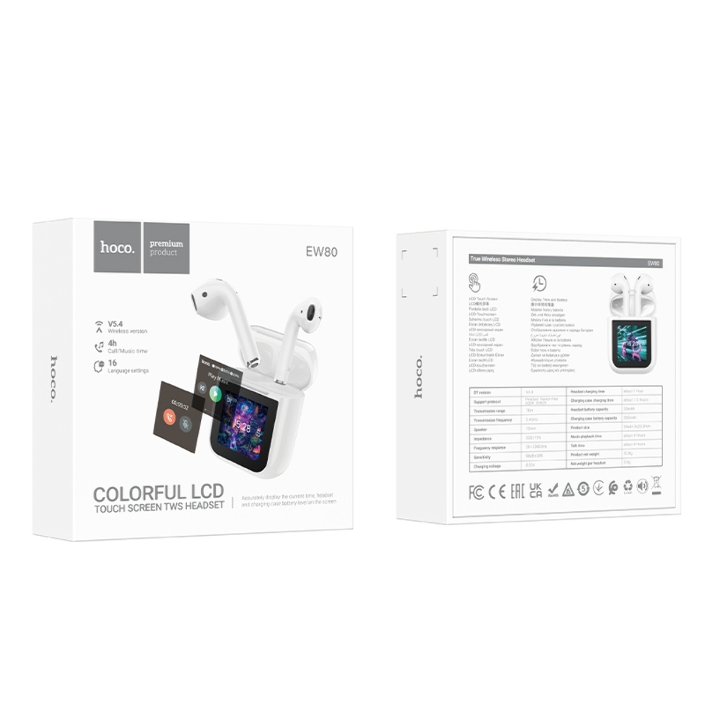 ������������ TWS �������� Hoco EW80 �������� white