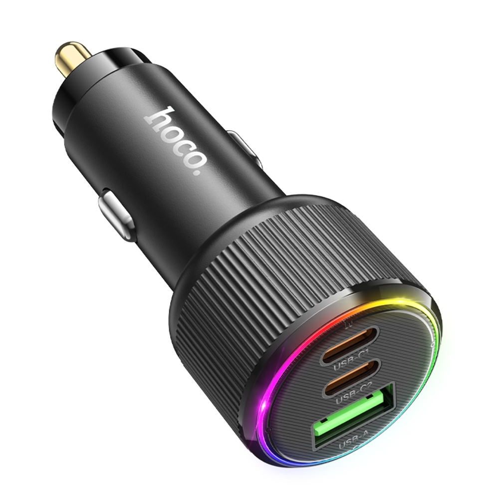 ������������� �������� ���������� Hoco NZ17 USB/ 2 Type-C PD 75W black