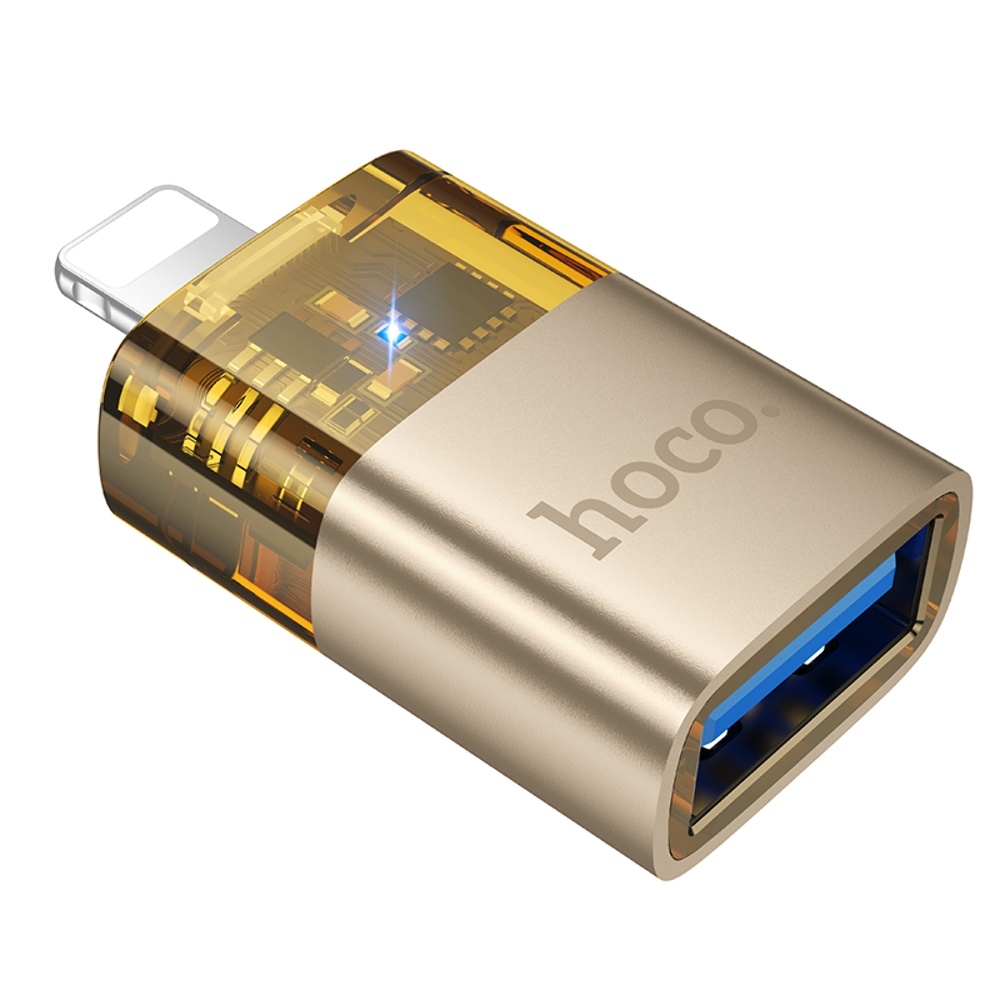 ������� ���������� Hoco UA36 Lightning to USB gold