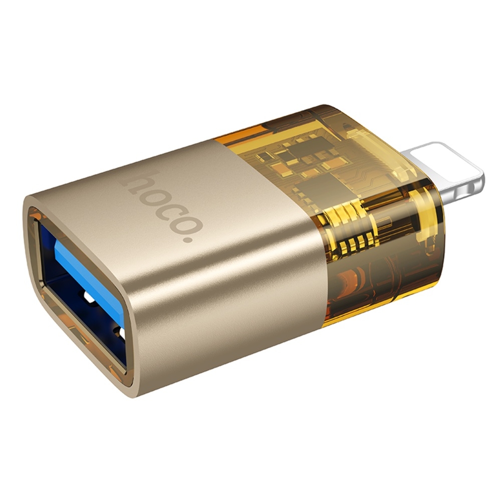 ������� ���������� Hoco UA36 Lightning to USB gold