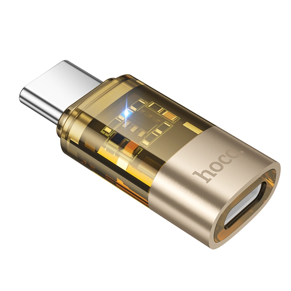 ������� ���������� Hoco UA36D Type-C to Lightning gold