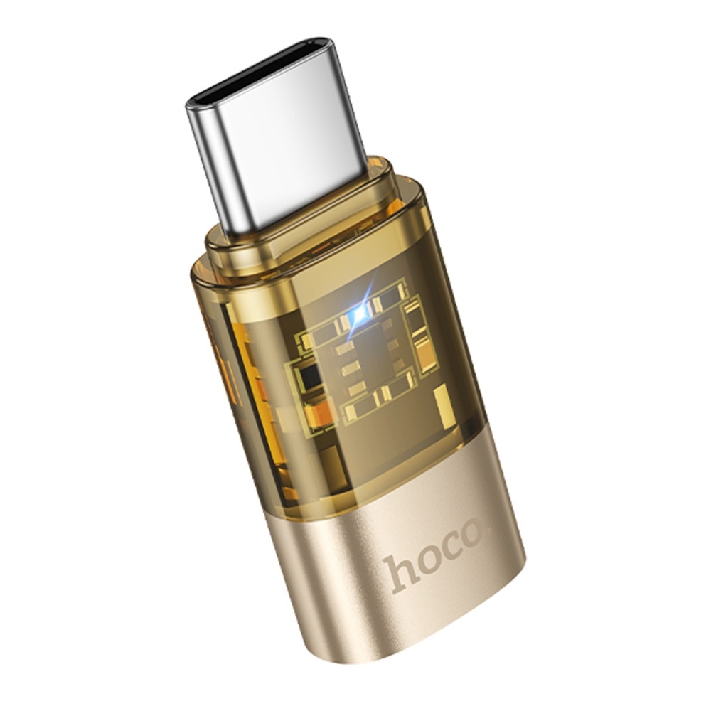 ������� ���������� Hoco UA36D Type-C to Lightning gold