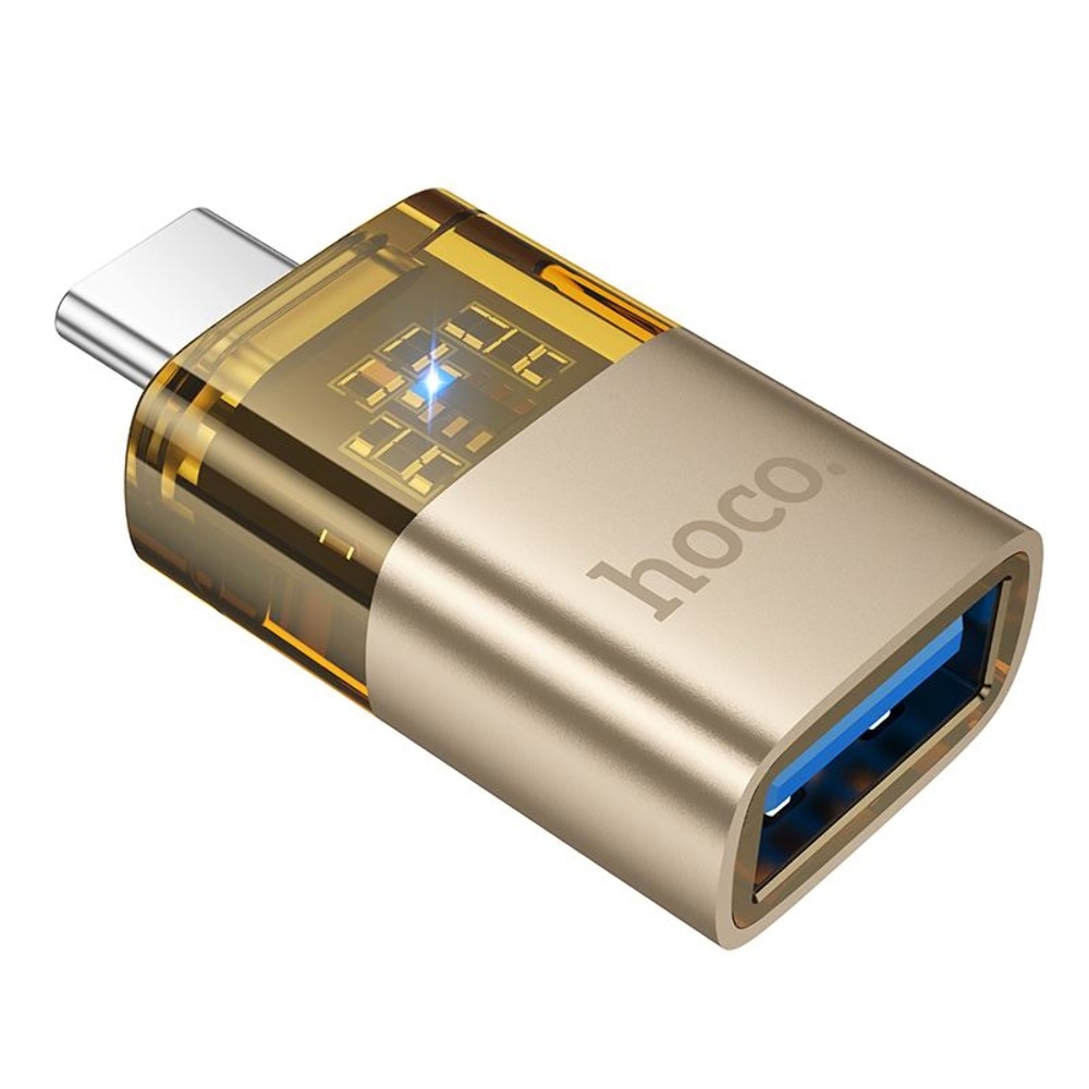 ������� ���������� Hoco UA36B Type-C to USB gold