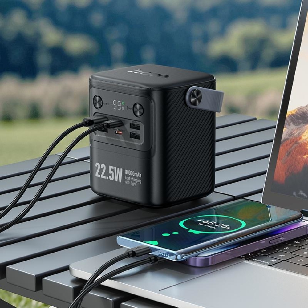 Power bank Hoco J152 80000mAh 22.5W/ PD 20W black