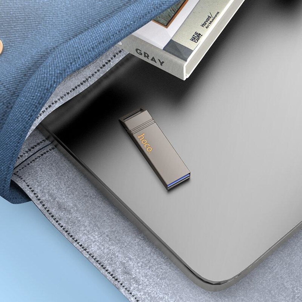 USB ���������� Hoco UD13 128GB Wise Type-C/ USB3.2 metal gray