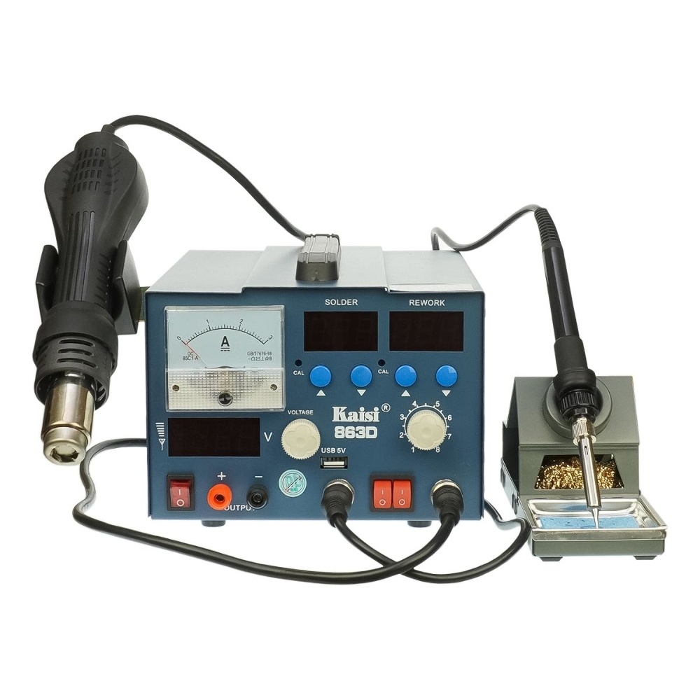 �������� ������� Kaisi 863D, ���, ��������, ���� ������� 15V 3A, USB A 5V 2A