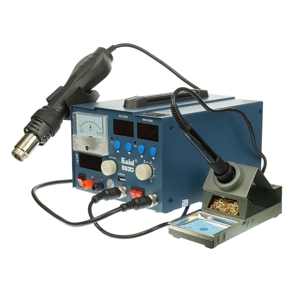 �������� ������� Kaisi 863D, ���, ��������, ���� ������� 15V 3A, USB A 5V 2A