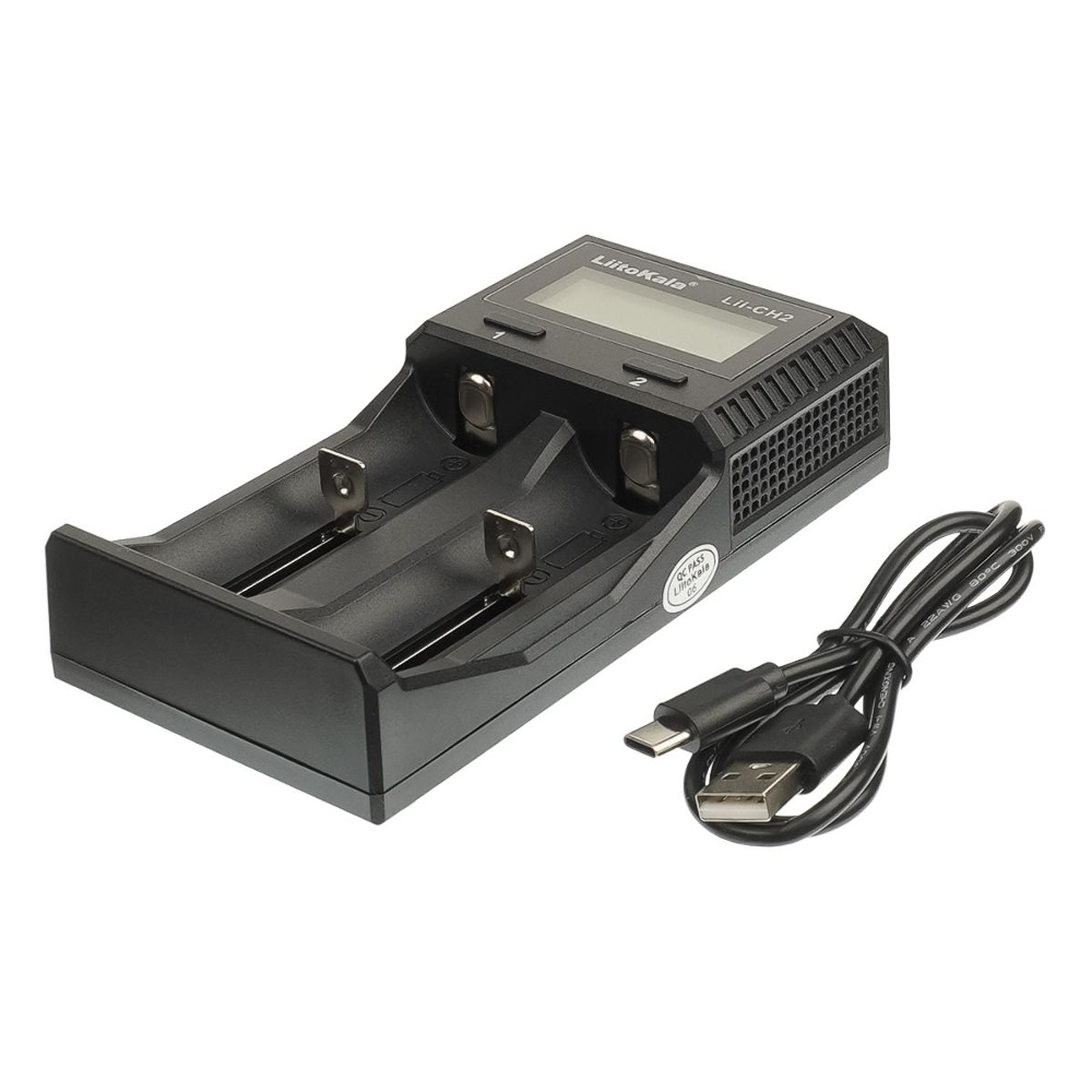 ������������� �������� ���������� LiitoKala Lii-CH2 ��� ������������� 18650/ ��/ ��� � ������, 2 �����