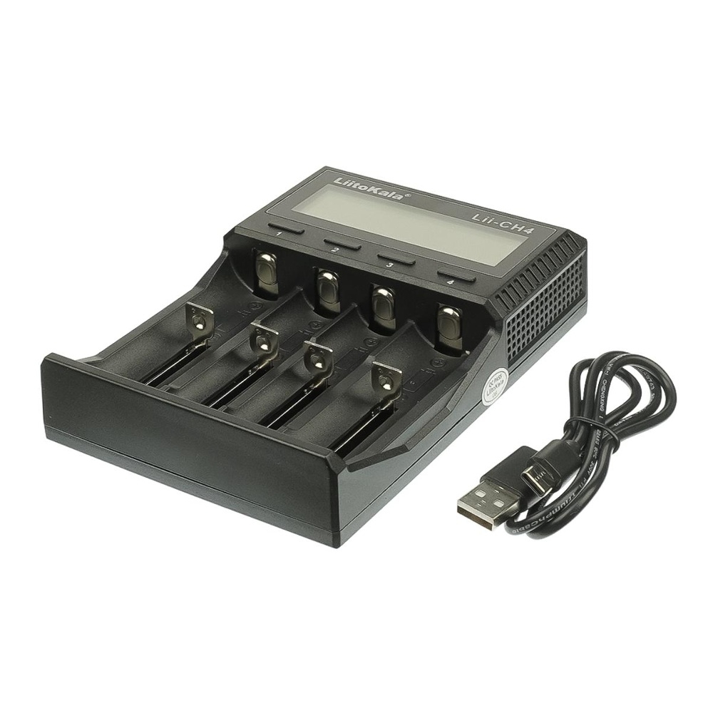 ������������� �������� ���������� LiitoKala Lii-CH4 ��� ������������� 18650/ ��/ ��� � ������, 4 �����