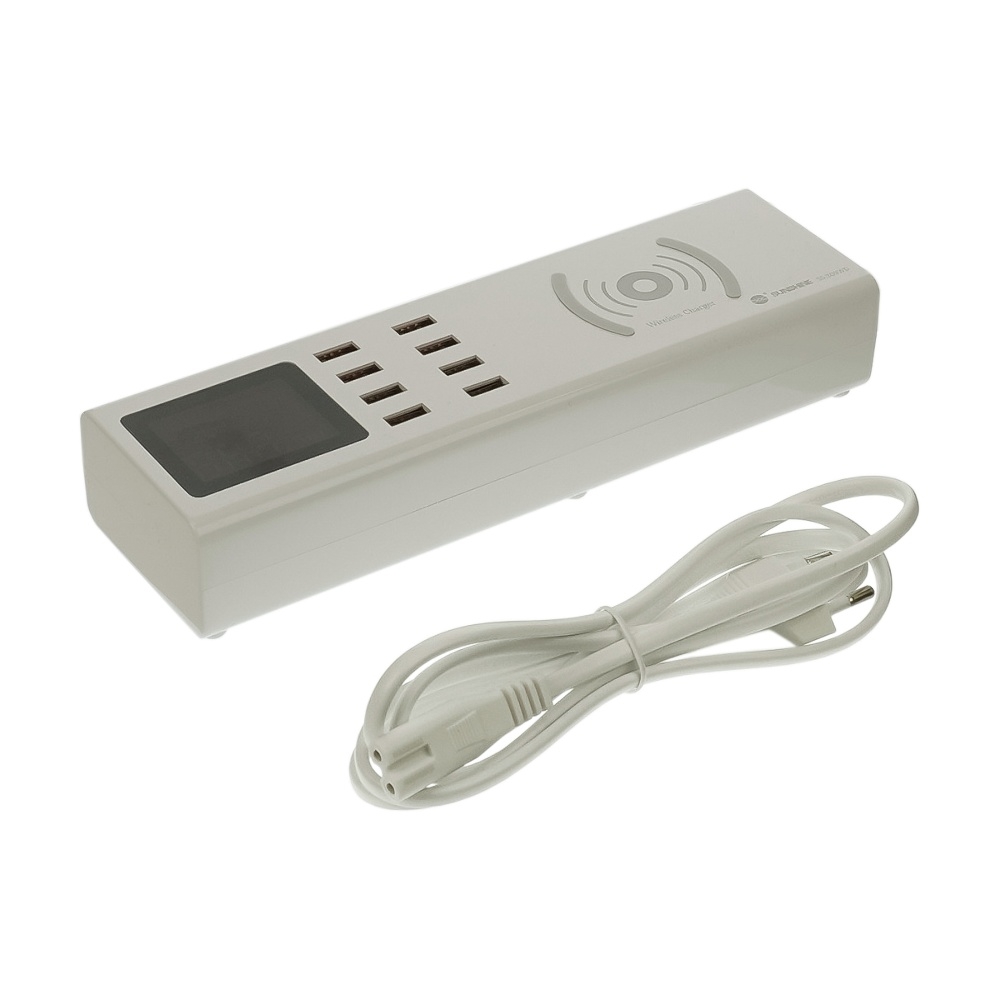 �������� ������� � ���������� ���������� ������� Sunshine SS-309WD 40W (8 USB 5V/ 1A/ Wireless charging 10W)