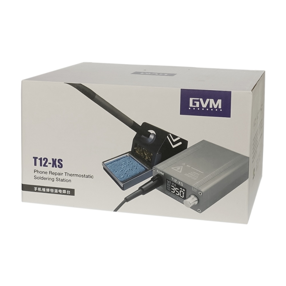 �������� ������� ������������ GVM T12-XS (�������� T12, 3 ������ ������, 72W, 80C - 480C)