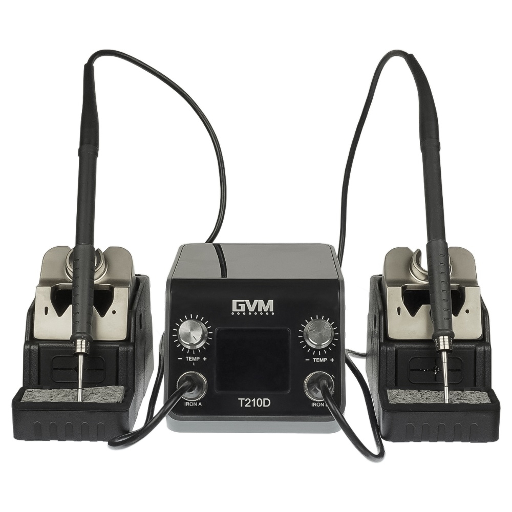 �������� ������� ������������ GVM T210D (2 ��������� ��������� JBC 210, 120W, 150C - 480C)