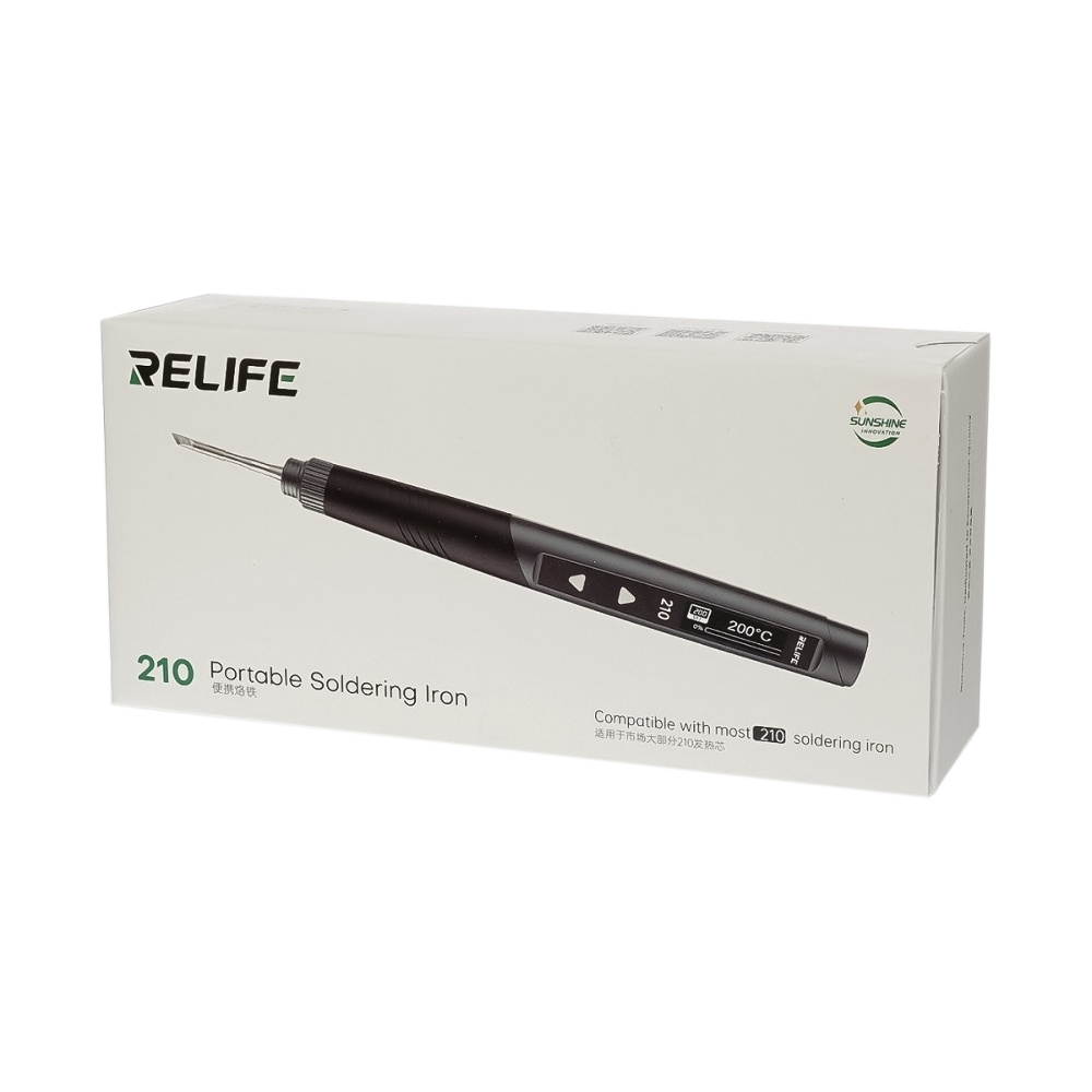 �������� ������������ Relife 210, ����������� � ����� ��������� JBC 210 (������� �� Type-C 9-12V, 60W, ����������� t 80-420 �� �)