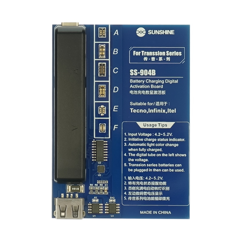 ����� ��������� � ������� ������������� Sunshine SS-904B � �������� ���������� (Tecno/ Itel/ Infinix; ������ Type-C/ USB A/ �������� ��)