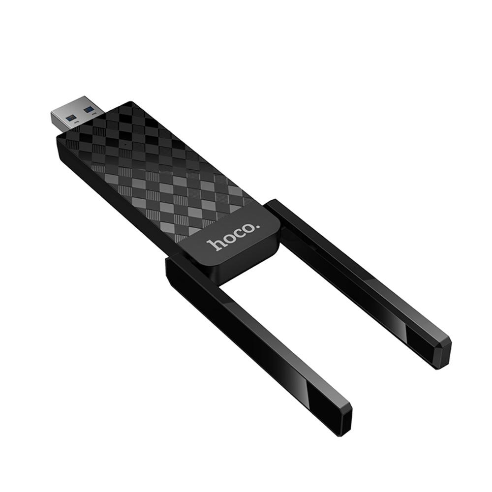 ����������� USB ����� Wi-Fi Hoco HI34 black