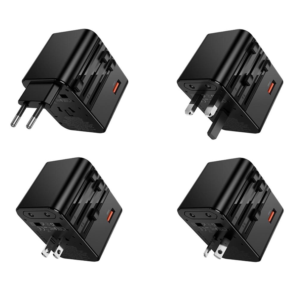 ������� �������� ���������� Hoco AC31 USB/ 2 Type-C PD 25W black
