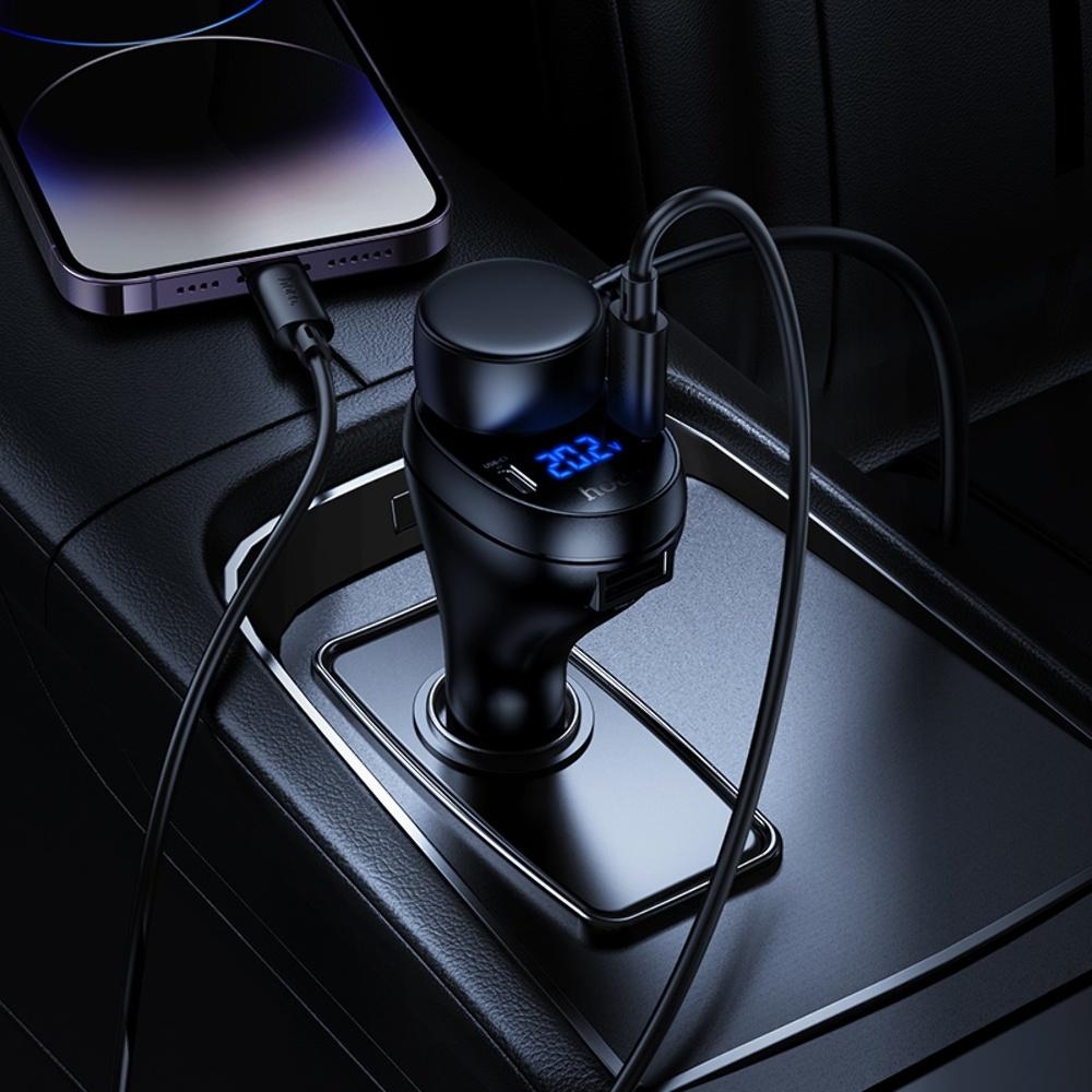 ������������� �������� ���������� Hoco Z61 USB/ 2 Type-C � ������ ������������� � �������� black