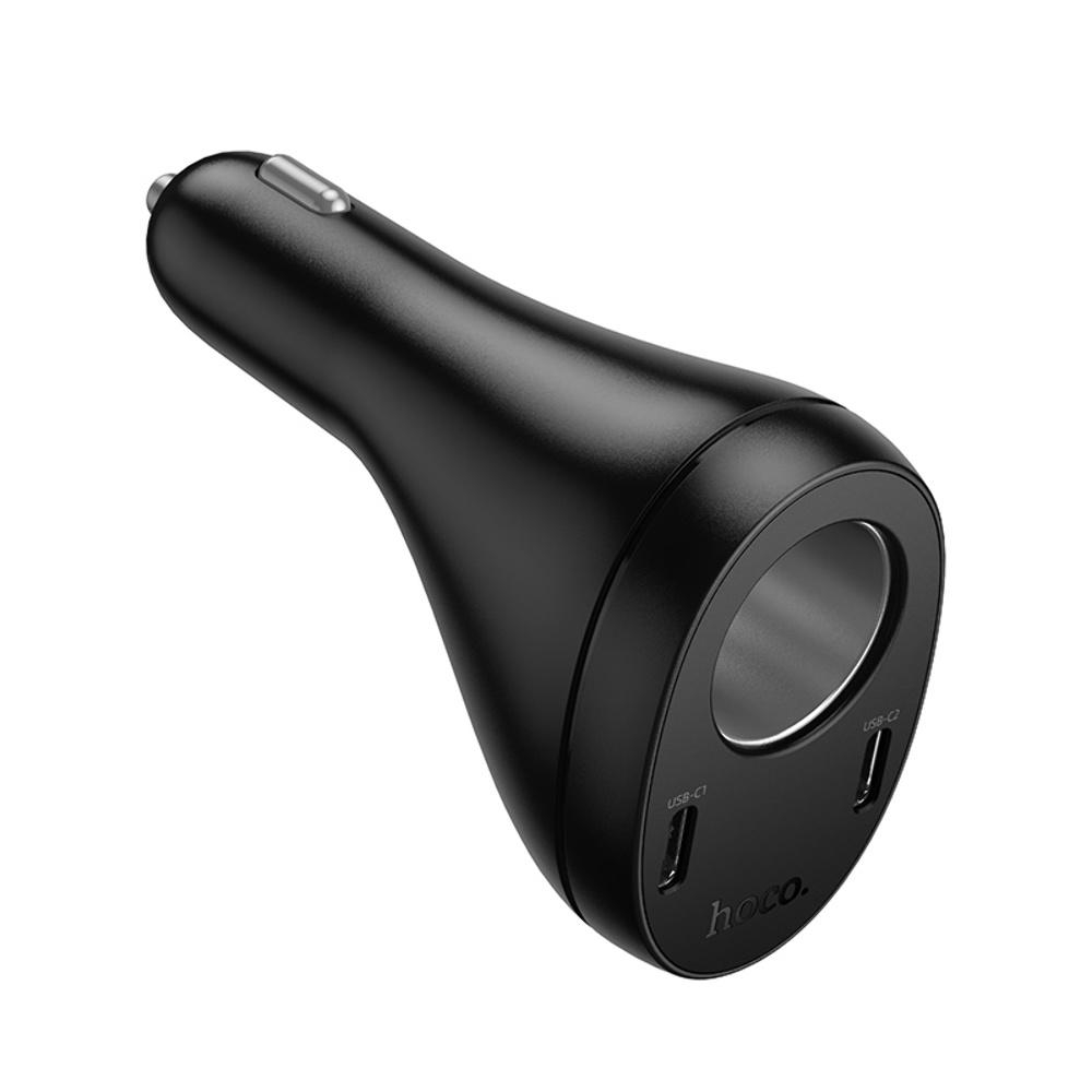 ������������� �������� ���������� Hoco Z61 USB/ 2 Type-C � ������ ������������� � �������� black