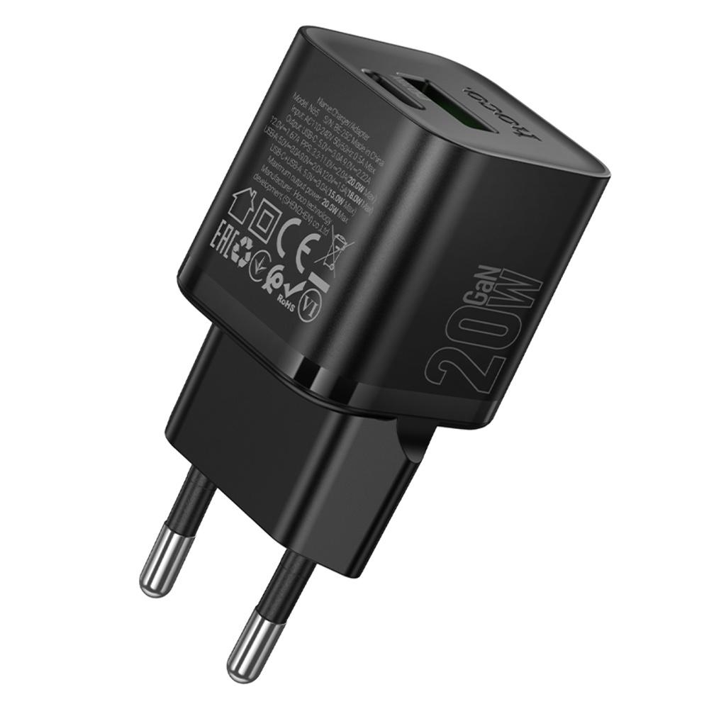 ������� �������� ���������� Hoco N65 USB/ Type-C PD QC black