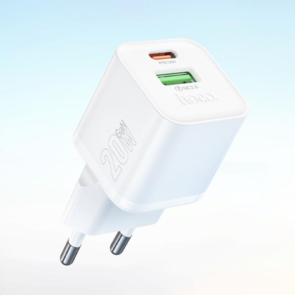 ������� �������� ���������� Hoco N65 USB/ Type-C PD QC white
