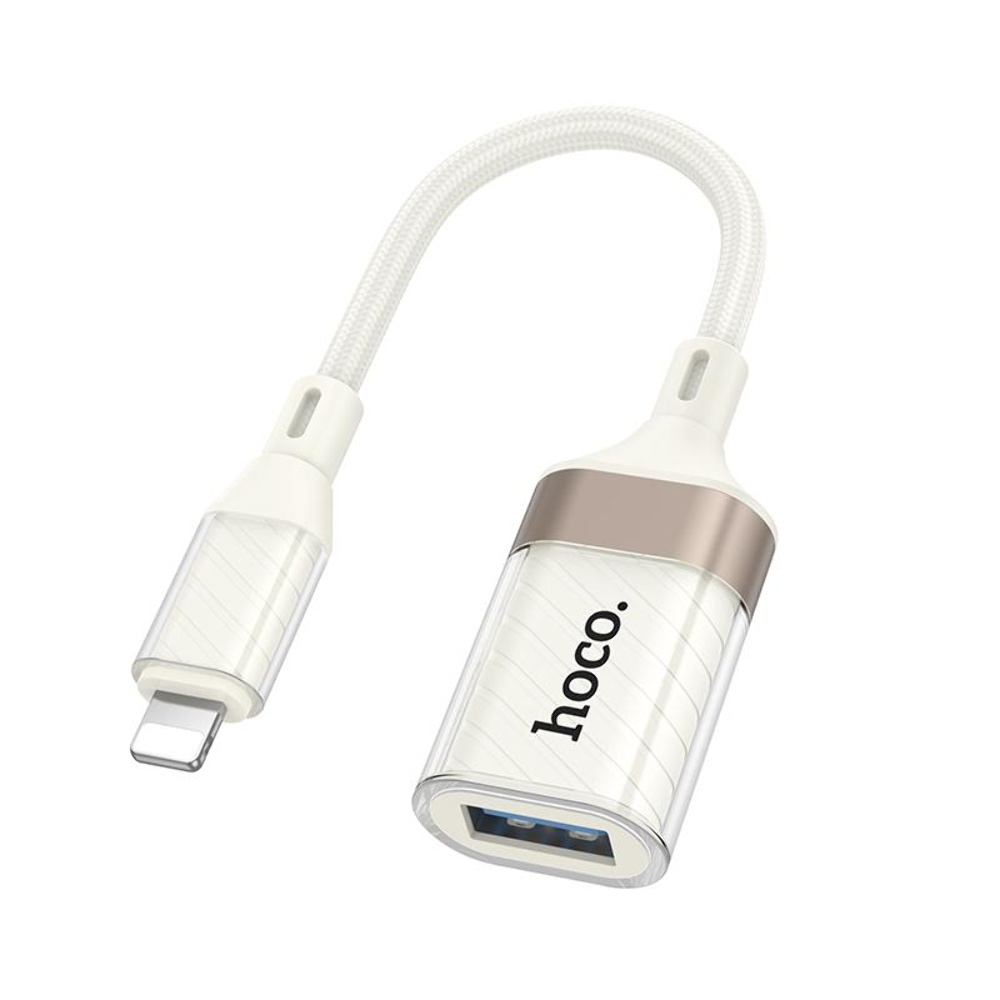 ������� ���������� Hoco UA39 Lightning to USB 2.0 apricot