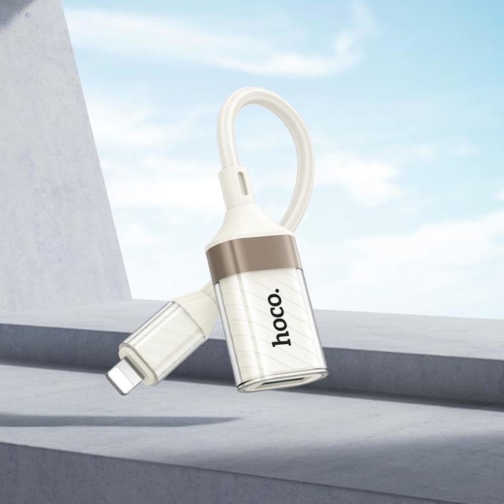 ������� ���������� Hoco UA39 Lightning to USB 2.0 apricot