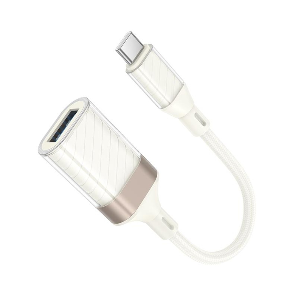 ������� ���������� Hoco UA39A Type-C to USB 3.0 apricot