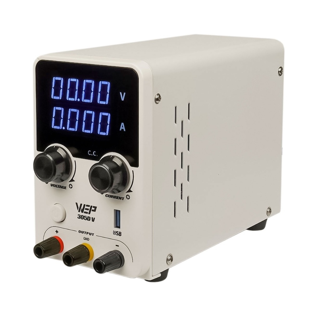 ���� ������� ������������ WEP 305D-V, 30V 5A, ����������, � �������� ���������� (V/A), USB QC 5V-12V/ 20W