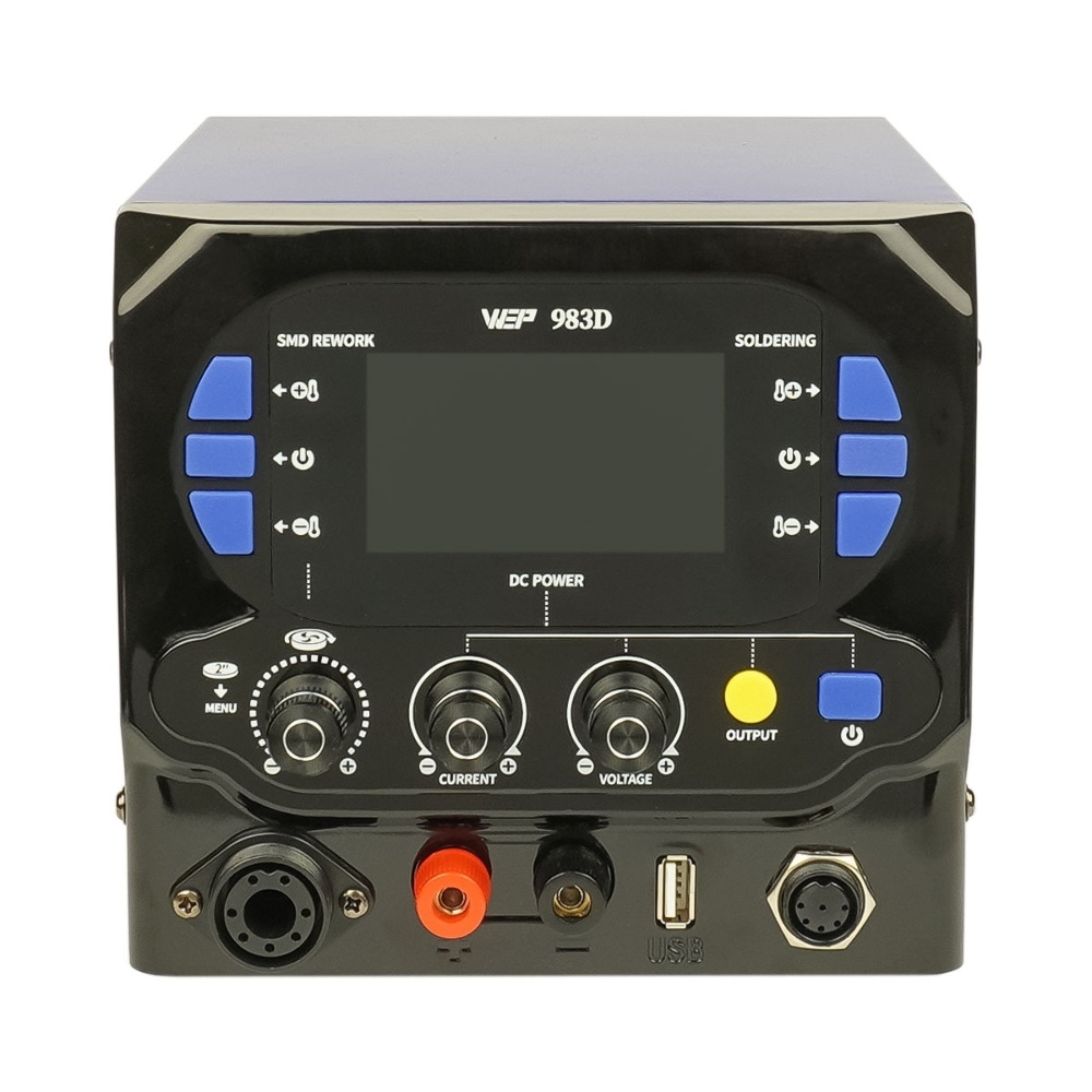 �������� ������� ������������ WEP 983D (��� 100C-500C, �������� ��������� JBC 245 90C-450C, ���� ������� 20V 3.5A, USB A 5V 2A)