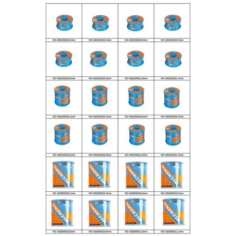 ������ Mechanic WZ-100, Sn 63%, Pb 37%, ���� 1-3%, 0,3 ��, 200 �