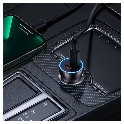 ������������� �������� ������� Baseus Golden Contactor Pro, �����, Quick Charge, 40 ��, 5 �, 2 �����, 12-24 B, #CGJP000013  | �������, �������� ����������