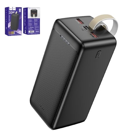 Power bank Hoco J111D, 50000 mAh, Power Delivery (30 ��), ������, #6931474795823