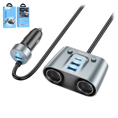 ������������� �������� ������� Hoco Z51 2-in-1, �����, Power Delivery (PD), 147 ��, 5 ������, 12-24 B, #6942007600439 | �������, �������� ����������