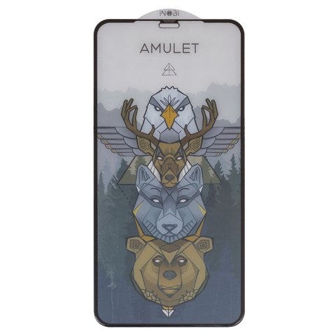 ������� ���� Amulet Apple iPhone 11 Pro Max, iPhone XS Max, iNobi, Full Glue, ���� �� ��� ��������, Anti-Static, ��� ���������, ����� | ���������� �������� ������