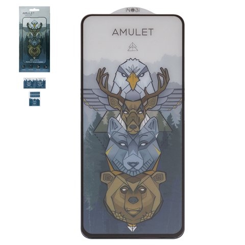 ������� ���� Amulet Realme 8i, Narzo 50; Oppo A96 4G, iNobi, Full Glue, ���� �� ��� ��������, Anti-Static, ����� | ���������� �������� ������