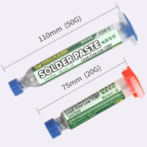 BGA ����� Mechanic MS38, Sn 42%, Bi 58%, 138 �C, 20 �