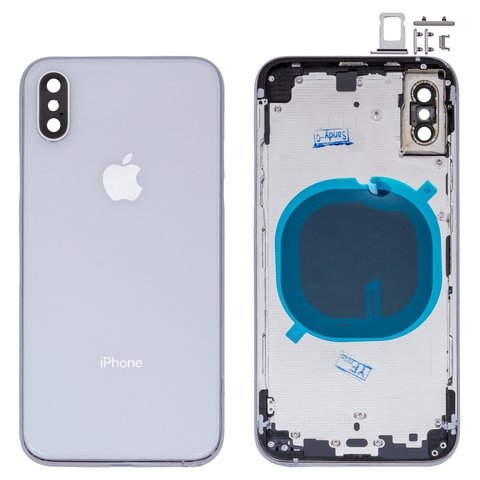 ������ Apple  iPhone XS, �����, � ���������� SIM-�����, � �������� ��������, silver