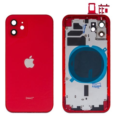 ������ Apple  iPhone 12, �������, � ���������� SIM-�����, � �������� ��������, High Copy, red
