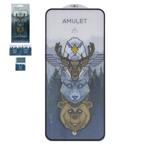 ������� ���� Amulet Realme 10, 9; OnePlus Nord CE 2 5G; Oppo Reno 7, Reno 7 SE, Reno 8, Reno 8T, iNobi, Full Glue, ���� �� ��� ��������, Anti-Static, ����� | ���������� �������� ������