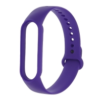 Ремешок силиконовый Xiaomi Mi Band 5, Mi Band 6, фиолетовый